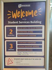 Welcome to the Student Services Building
